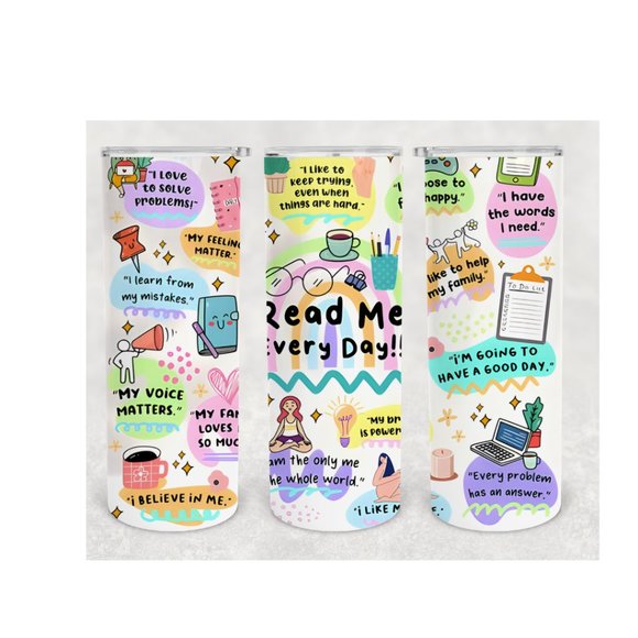 Read me everyday Tumbler - Picture 1 of 1